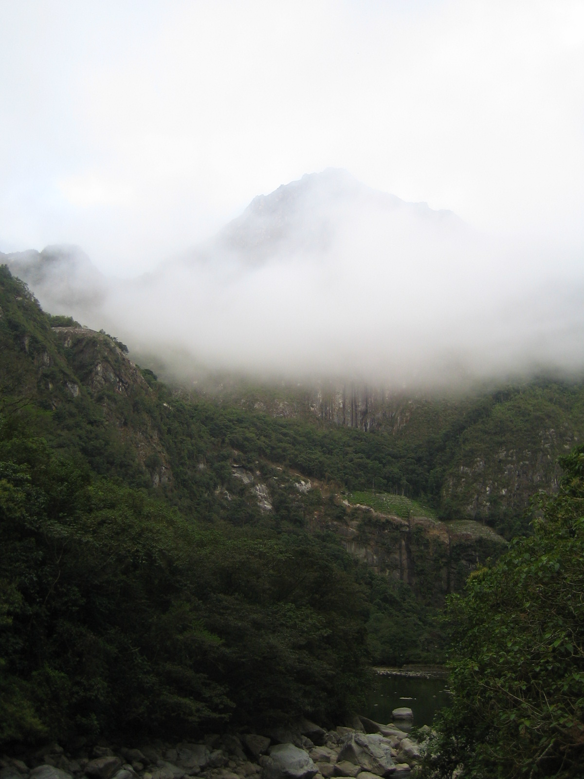 Berge Nebel